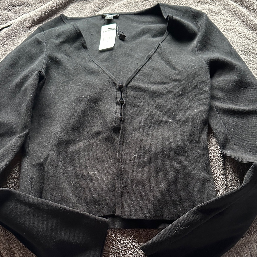 Express Black Women's Sweater Blazer